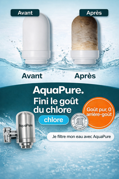 Filtre à eau AquaPure Offert